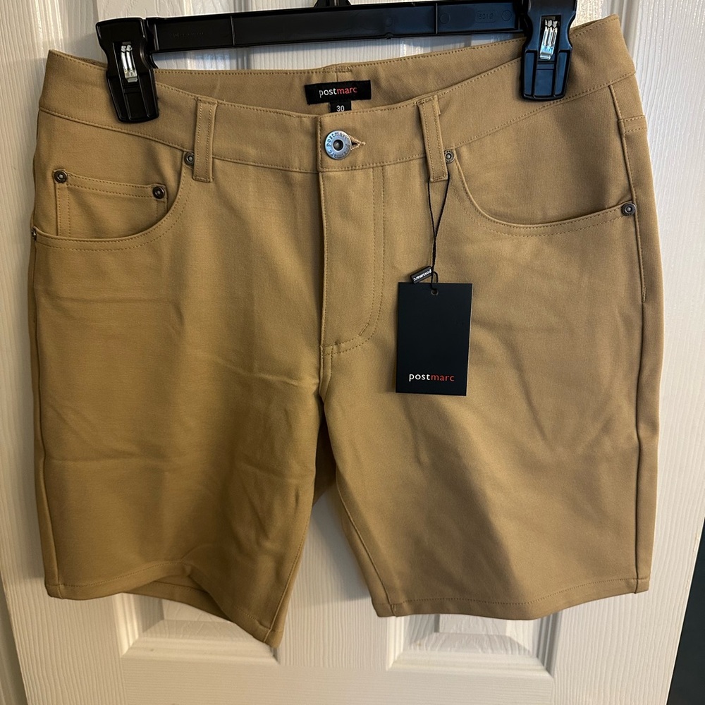 Men's Postmarc Tan Shorts Size 30